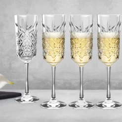 Pasabahce 440356 Timeless Sektglas, Sektkelch, 175ml, Glas, Transparent, 4 Stück -Kuechengeschirr 4959c6845a90ed3c70d245e1184888c1