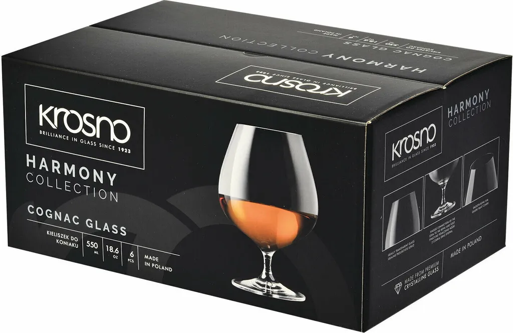 KROSNO Cognac-Gläser Cognacschwenker | Set Von 6 | 550 ML | Harmony Kollektion | Perfekt Für Zuhause, Restaurants Und Partys | Spülmaschinenfest 12 KROSNO Cognac-Gläser Cognacschwenker | Set Von 6 | 550 ML | Harmony Kollektion | Perfekt Für Zuhause, Restaurants Und Partys | Spülmaschinenfest – Bild 10