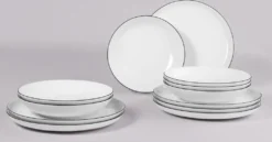 Seltmann Weiden Tafelservice Lido Schwarz Mit Farbrand Zeitlos -Kuechengeschirr 4a4cf20f769bb4963ee406d44de67418