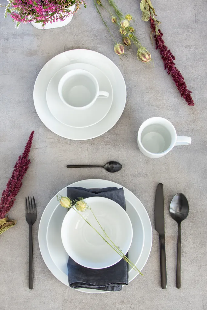 Mäser 931523 Barca Kombiservice Modern, Porzellan, Weiß, 30-teilig (1 Set) 11 Mäser 931523 Barca Kombiservice Modern, Porzellan, Weiß, 30-teilig (1 Set) – Bild 9