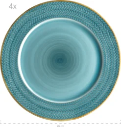 Mäser 931942 Kaffeeservice Prospero Für 6 Personen, Porzellan, Blau (1 Set, 12-teilig) -Kuechengeschirr 4fd607dfe3b9525a622626a5a270ba9d