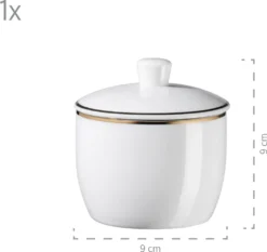 Mäser 931735 Kombiservice Professional Dining Für 6 Personen, Porzellan, Weiß (1 Set, 24-teilig) -Kuechengeschirr 50b138df1ddf4ecc07680a7d122924ad