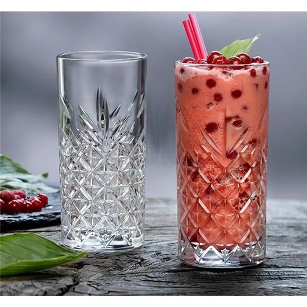 Pasabahce Timeless 520205 Longdrink Glas Wassergläser Kristall Design 4´er Set Transparent 365 Ml 8 Pasabahce Timeless 520205 Longdrink Glas Wassergläser Kristall Design 4´er Set Transparent 365 Ml – Bild 6