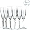 RCR Kristall Orchestra Cut Glas Champagner-Flöten-Gläser Set - 200ml - Packung Mit 6 -Kuechengeschirr 54d96a84f05191b60fac386b0769fdf6