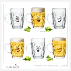 Biergläser 0,5L (max 700ml) Mit Henkel Und Lustigen Motiven Set 6 Teilig Bierkrug Karnevalsgläser 21 Biergläser 0,5L (max 700ml) Mit Henkel Und Lustigen Motiven Set 6 Teilig Bierkrug Karnevalsgläser -Kuechengeschirr 56be31abf7667f27dfa66f8316f31bd9