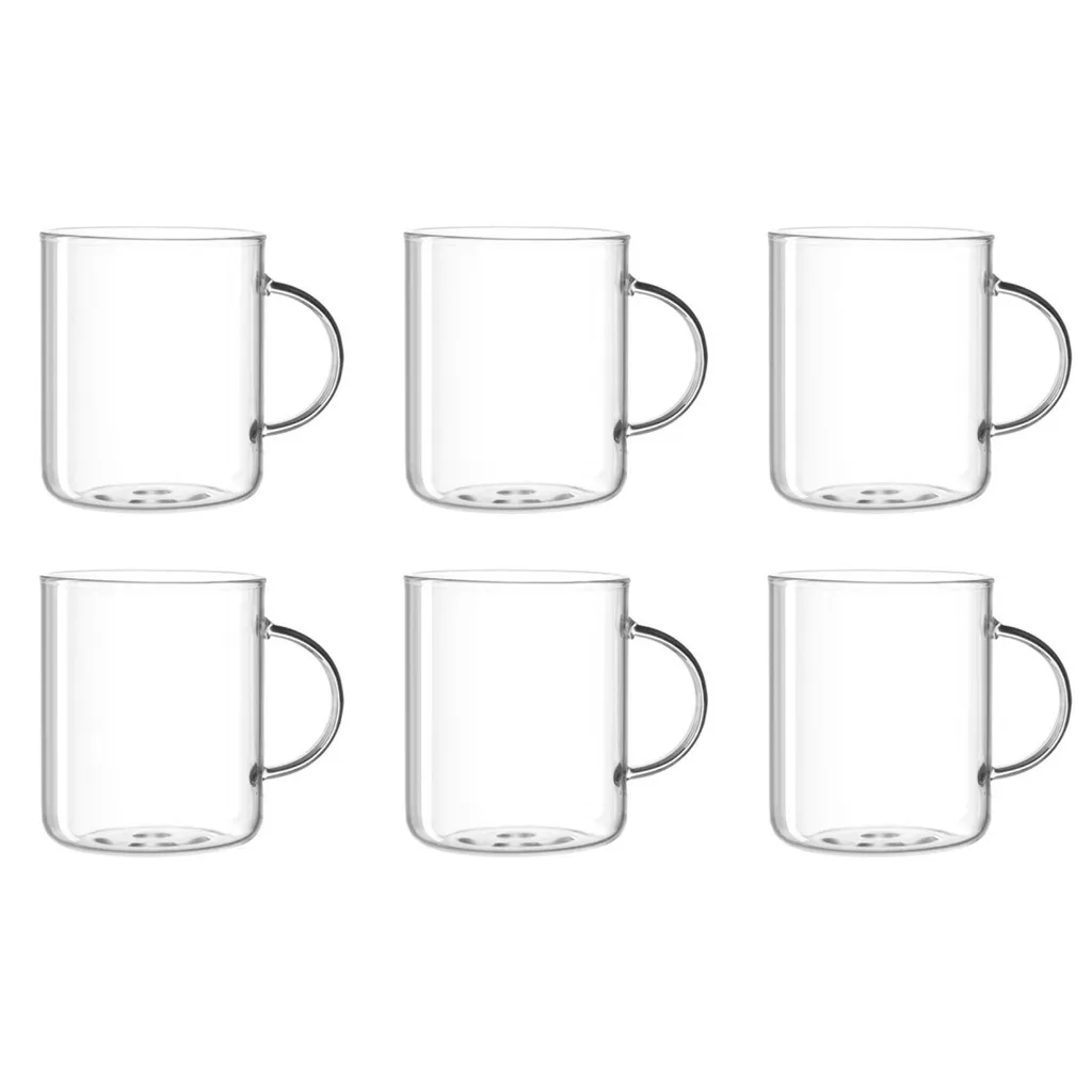 LEONARDO 030537 Novo Teeglas Mit Henkel, Borosilikatglas, 570 Ml, 10,3 Cm, Klar (6er Pack) 3 LEONARDO 030537 Novo Teeglas Mit Henkel, Borosilikatglas, 570 Ml, 10,3 Cm, Klar (6er Pack)