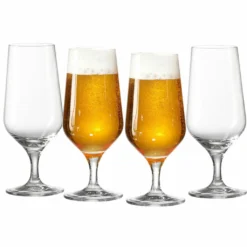 Ritzenhoff & Breker Bierglas Mambo 4er Set, Biertulpen, Kristallglas, Klar, 370 Ml, 814606 -Kuechengeschirr 58b7743d2aa1ef7e73220be604636915