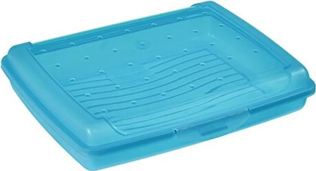 Keeeper Brotdose "luca" Click Box Mini Blau Transparent 4 Keeeper Brotdose "luca" Click Box Mini Blau Transparent – Bild 2