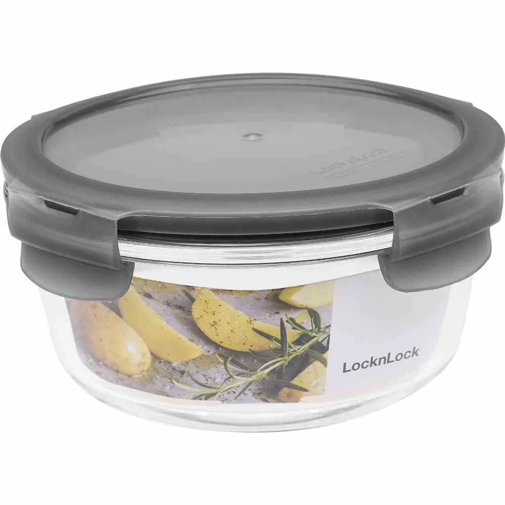 LocknLock Oven Glass Frischhalteglas LLG831G 650ml - Borosilikatglas (1er Pack) 4 LocknLock Oven Glass Frischhalteglas LLG831G 650ml - Borosilikatglas (1er Pack) – Bild 2