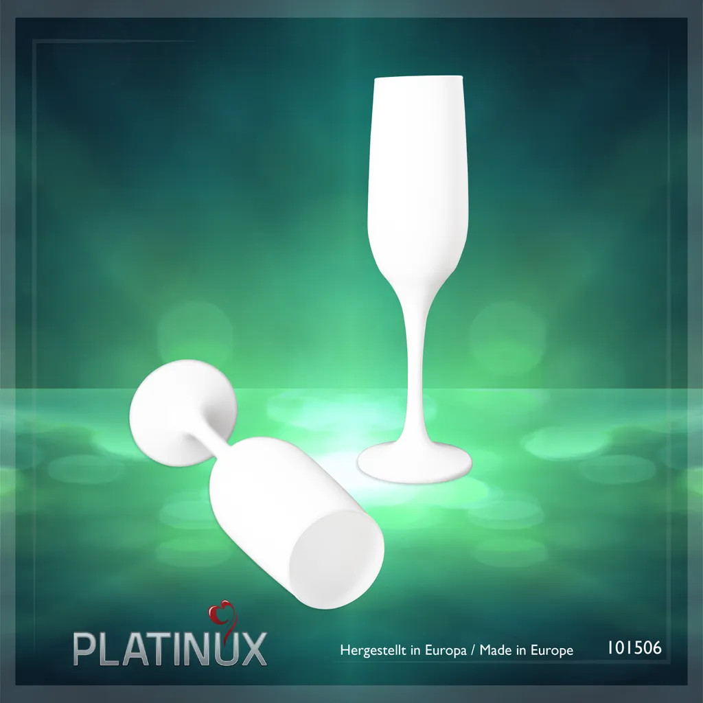 Weiße Sektgläser Set 6 Teilig Champagnergläser 160ml (max. 200ml) Aus Glas 8 Weiße Sektgläser Set 6 Teilig Champagnergläser 160ml (max. 200ml) Aus Glas – Bild 6