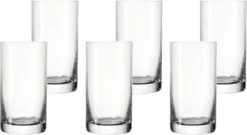 LEONARDO 039612 Easy+ Wasser Becher Medium, Glas, 240ml, H 12cm, Klar (6 Stück) -Kuechengeschirr 5b4ccdb79d2cfa000194001015521168