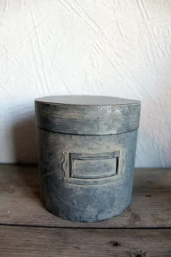 Zink Vorratsdose 12,5cm