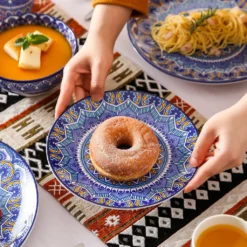 Vancasso Tafelservice Porzellan, Mandala 16 Teiliges Essgeschirr Kombiservice, Handbemaltes Geschirrset Für 4 Personen, Böhmischer Stil 15 Vancasso Tafelservice Porzellan, Mandala 16 Teiliges Essgeschirr Kombiservice, Handbemaltes Geschirrset Für 4 Personen, Böhmischer Stil -Kuechengeschirr 5f22794ef3ef554c4f82b95de141815c