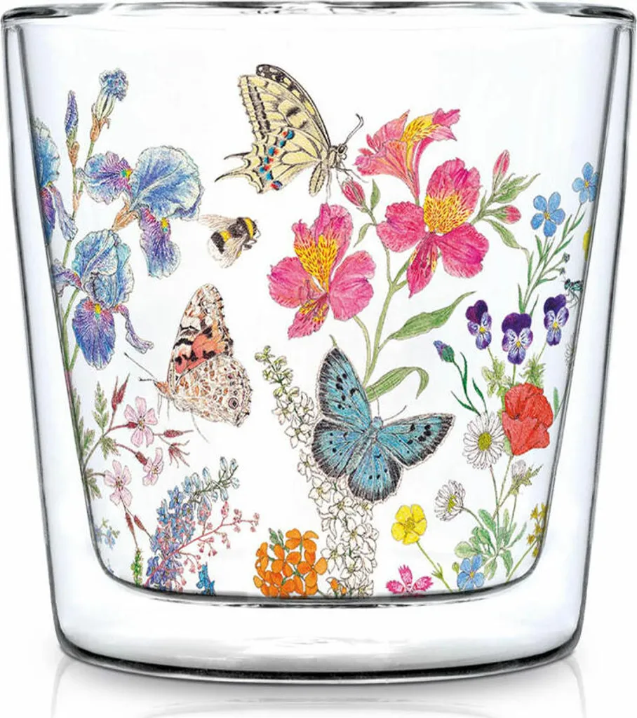 PPD Doublewall Nature Romance Trendglas, Teeglas, Tee Glas, Teebecher, Doppelwandig, 300 Ml, 604354 3 PPD Doublewall Nature Romance Trendglas, Teeglas, Tee Glas, Teebecher, Doppelwandig, 300 Ml, 604354