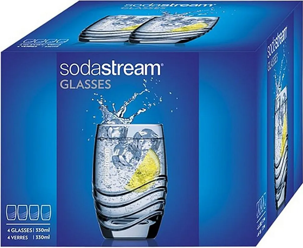 Sodastream Trinkglas 4er-Pack, Passend Zu Sodastream-Glaskaraffen 11 Sodastream Trinkglas 4er-Pack, Passend Zu Sodastream-Glaskaraffen – Bild 9
