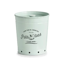 Zeller Present Vorratsdose Kartoffel Metall Ø16cm, Mint