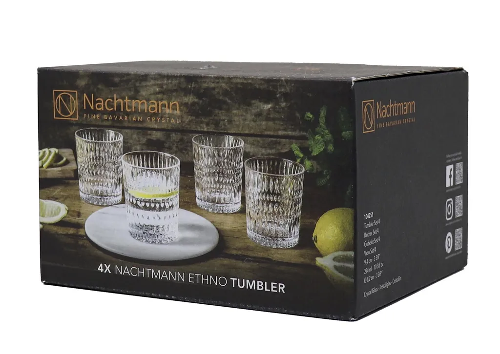 Nachtmann Whiskeybecher Ethno 294ml 4er Set 6 Nachtmann Whiskeybecher Ethno 294ml 4er Set – Bild 4