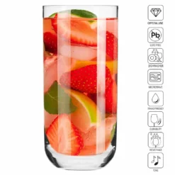 KROSNO Longdrinkgläser Wassergläser Trinkgläser | Set Von 6 | 360 ML | Glamour Kollektion | Perfekt Für Zuhause, Restaurants Und Partys | Spülmaschinenfest 17 KROSNO Longdrinkgläser Wassergläser Trinkgläser | Set Von 6 | 360 ML | Glamour Kollektion | Perfekt Für Zuhause, Restaurants Und Partys | Spülmaschinenfest -Kuechengeschirr 6ce55bf05caa98ddb0b4ef8d27c2f631