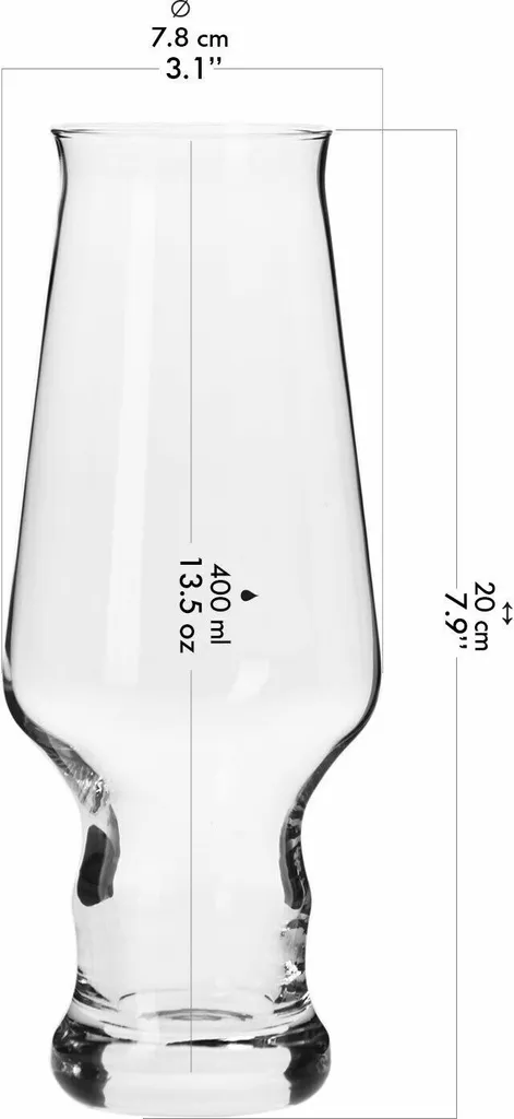 KROSNO Splendour IPA Biergläser, 6er-Set, 400 Ml 4 KROSNO Splendour IPA Biergläser, 6er-Set, 400 Ml – Bild 2