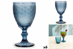 Weinglas Bidasoa Blau 300 Ml Pack 6x -Kuechengeschirr 72960dc6f732bc4c95243cdc395a01ce