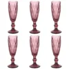 Gläser-Set (6 Tlg.) Sektglas - Vintage Look - 150ml - Violett -Kuechengeschirr 73692a1013796938c280e4ce7436b4d7
