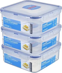 Lock & Lock LocknLock Classic Vorteilspack 3tlg. 2,61L 3 X HPL823 (870ml) HPL823O3 -Kuechengeschirr 741b057135b26e913da538886d73a325