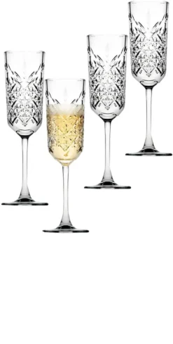 Pasabahce 440356 Timeless Sektglas, Sektkelch, 175ml, Glas, Transparent, 4 Stück -Kuechengeschirr 74644a9b22442ab6c2a79a2cd44749fc