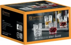 Nachtmann 100694 Noblesse Stamper Kristallglas, 55 Ml, H: 6,1 Cm, ø 5 Cm, Klar (4er Pack) -Kuechengeschirr 74f411769e6279f3793479c43abd2128
