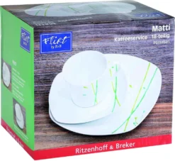 Ritzenhoff & Breker Kaffeeservice Geschirr Matti Porzellan Weiß 18-teilig 7 Ritzenhoff & Breker Kaffeeservice Geschirr Matti Porzellan Weiß 18-teilig -Kuechengeschirr 75bbfa42a6851e90a6382098953fc623