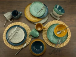 CreaTable 22561 Kombiservice Samarkand Für 4 Personen, Steinzeug, Mehrfarbig (1 Set, 16-teilig) 13 CreaTable 22561 Kombiservice Samarkand Für 4 Personen, Steinzeug, Mehrfarbig (1 Set, 16-teilig) -Kuechengeschirr 762b13347e19fbe4d371d1095403cbb2