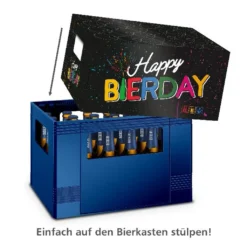 Itenga Bierkasten Geschenkverpackung Happy Bierday Hülle Zum Aufstecken Auf Bierkasten -Kuechengeschirr 7c17b99dd8f1462374ba42c0e76b0cdb