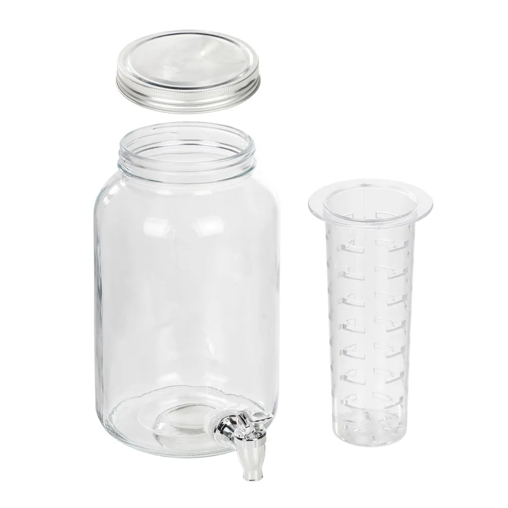 Getränkespender Mit Kühleinsatz Wasserspender Fruchteinsatz Mit Zapfhahn 3,5 L 7 Getränkespender Mit Kühleinsatz Wasserspender Fruchteinsatz Mit Zapfhahn 3,5 L – Bild 5