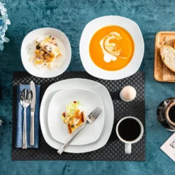 MALACASA, Serie Elisa, 40 Teilig Set Porzellan Tafelservice Kombiservice Geschirrset Mit Dessertteller, Speiseteller, Müslischalen, Eierbecher, Becher Für 8 Personen 15 MALACASA, Serie Elisa, 40 Teilig Set Porzellan Tafelservice Kombiservice Geschirrset Mit Dessertteller, Speiseteller, Müslischalen, Eierbecher, Becher Für 8 Personen -Kuechengeschirr 7f14210d147bc2a89264f4763def1db1