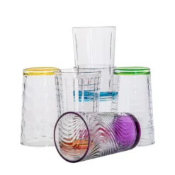 6 X Trinkglas Bunt Wasserglas Wassergläser Trinkgläser Glas Gläser Saftglas 18 6 X Trinkglas Bunt Wasserglas Wassergläser Trinkgläser Glas Gläser Saftglas -Kuechengeschirr 7faff9d086bf11299da0f7bf5c485f6a