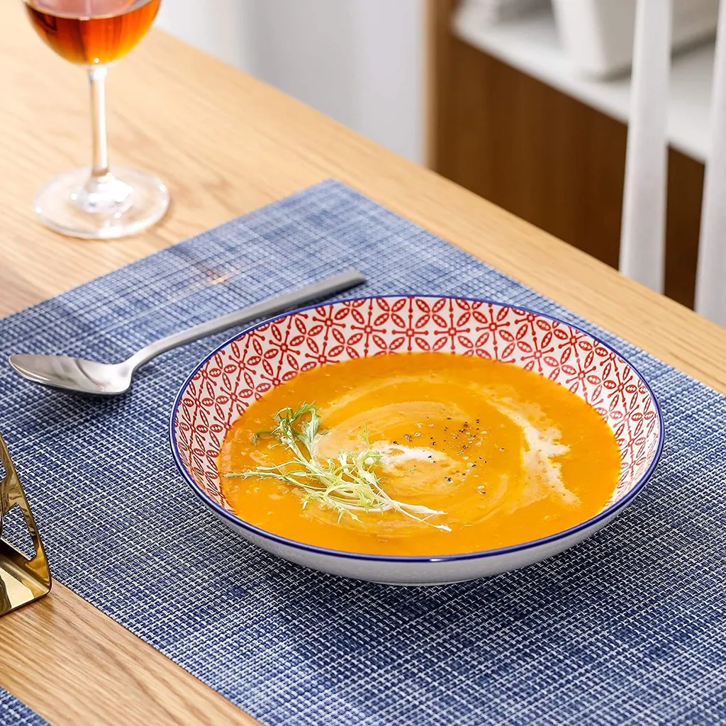 Kombiservice Porzellan, Vancasso Tafelservice Bunt, MACARON 40 Teilig Geschirrset, Mit Je 8 Speiseteller, Dessertteller, Müslischalen, Suppenteller Und Kaffeebecher Für 8 Personen 7 Kombiservice Porzellan, Vancasso Tafelservice Bunt, MACARON 40 Teilig Geschirrset, Mit Je 8 Speiseteller, Dessertteller, Müslischalen, Suppenteller Und Kaffeebecher Für 8 Personen – Bild 5