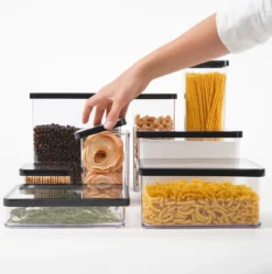 ROTHO Premium Dose Rechteckig 3.2 L LOFT, Farbe:Transparent / Schwarz 12 ROTHO Premium Dose Rechteckig 3.2 L LOFT, Farbe:Transparent / Schwarz -Kuechengeschirr 80946543c18dfd5d7ece4fe4c3111dad