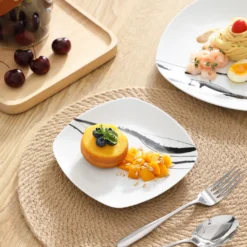 VEWEET Tafelservice 'Teresa' Aus Porzellan, 60-tlg Kombiservice Mit Kaffeetassen 175 Ml, Untertasse, Dessertteller, Speiseteller Und Suppenteller, Komplettservice Für 12 Personen -Kuechengeschirr 81bd853c86e64e0b29fd35f11b4d835b