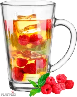 Latte Macchiato Gläser Mit Griff Aus Glas Set (6-Teilig) 270ml (max. 350ml) Kaffeegläser -Kuechengeschirr 82d5618bf902d416a33397ad9d6de6b3