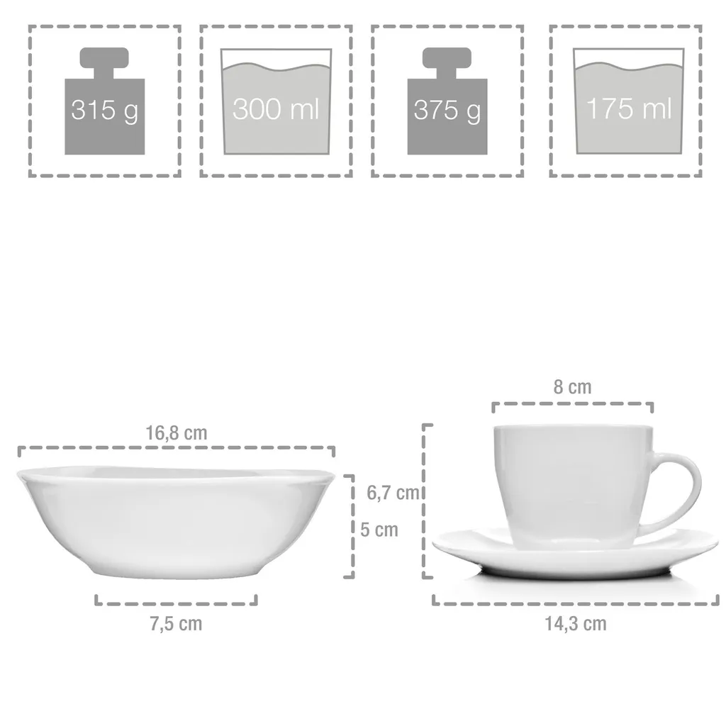 Sänger Kombiservice Bilgola Aus Porzellan 86 Teilig Für 12 Personen 5 Sänger Kombiservice Bilgola Aus Porzellan 86 Teilig Für 12 Personen – Bild 3