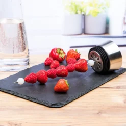 Wasserkaraffe Glas 1 L Mit Früchtespieß Edelstahl Ausguss 12 Wasserkaraffe Glas 1 L Mit Früchtespieß Edelstahl Ausguss -Kuechengeschirr 8483d40e10fd232808b99a9767e124d4