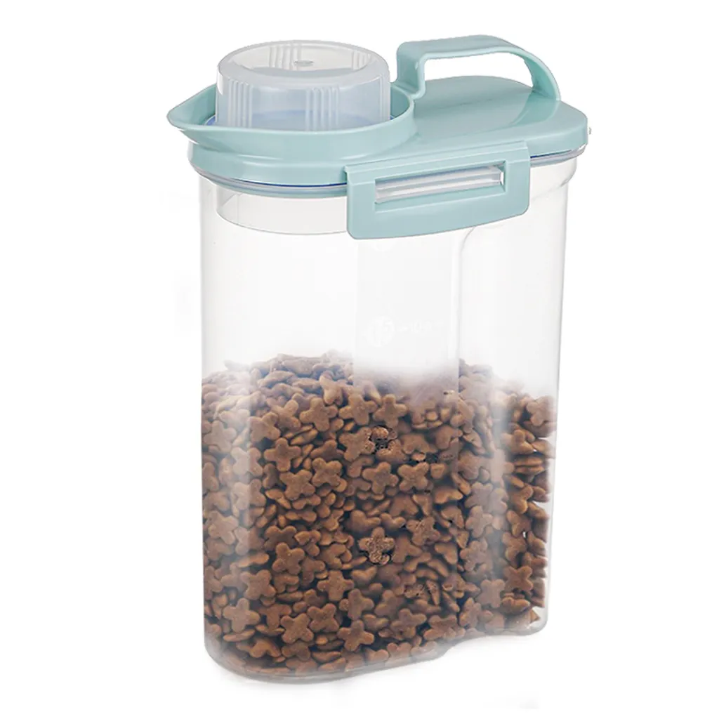 Futtertonne Tierfutterbehälter 2kg Vorratsdose Schüttdose BPA-freier Kunststoff Luftdicht Wasserdicht 4,4 Pfund / 2KG Tiernahrung Aufbewahrungsbox Für Haustieren Hund, Katze, Vogel (Blau) 3 Futtertonne Tierfutterbehälter 2kg Vorratsdose Schüttdose BPA-freier Kunststoff Luftdicht Wasserdicht 4,4 Pfund / 2KG Tiernahrung Aufbewahrungsbox Für Haustieren Hund, Katze, Vogel (Blau)