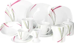 Kombiservice 62 Tlg. Fashion, Eckige Form 12 Kombiservice 62 Tlg. Fashion, Eckige Form -Kuechengeschirr 876612a2cd45fc48e5ed0eb0b8f7ac14