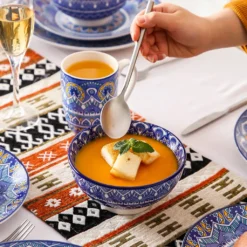 Vancasso Tafelservice Porzellan, Mandala 16 Teiliges Essgeschirr Kombiservice, Handbemaltes Geschirrset Für 4 Personen, Böhmischer Stil 16 Vancasso Tafelservice Porzellan, Mandala 16 Teiliges Essgeschirr Kombiservice, Handbemaltes Geschirrset Für 4 Personen, Böhmischer Stil -Kuechengeschirr 87bd3ebffc9bf0306576944893c6db28