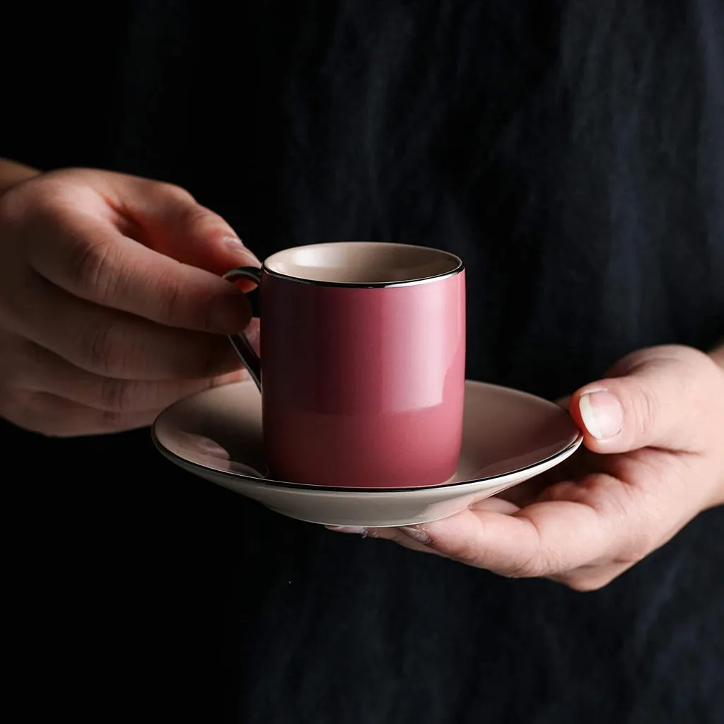 Artvigor, Porzellan Kaffeeservice, Bunt 12 Teilig Kaffee Set, Mit 6 Espressotassen 80 Ml, 6 Untertassen, Mehrfarbig 10 Artvigor, Porzellan Kaffeeservice, Bunt 12 Teilig Kaffee Set, Mit 6 Espressotassen 80 Ml, 6 Untertassen, Mehrfarbig – Bild 8