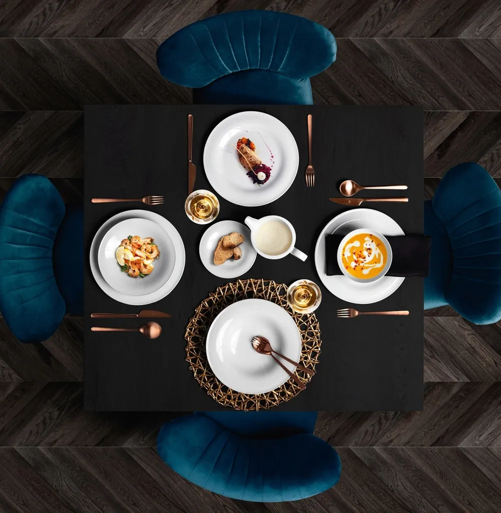 Seltmann Weiden Tafelservice 12-teilig BT Beat Weiss 12 Seltmann Weiden Tafelservice 12-teilig BT Beat Weiss – Bild 10