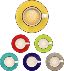 18tlg Kaffeeservice Malaga Kaffee Tee-Gedeck 6Pers Kaffeetassen Dessertteller Abstrakt Handbemalt 15 18tlg Kaffeeservice Malaga Kaffee Tee-Gedeck 6Pers Kaffeetassen Dessertteller Abstrakt Handbemalt -Kuechengeschirr 89db7d3658020229d9ea042645890fc3