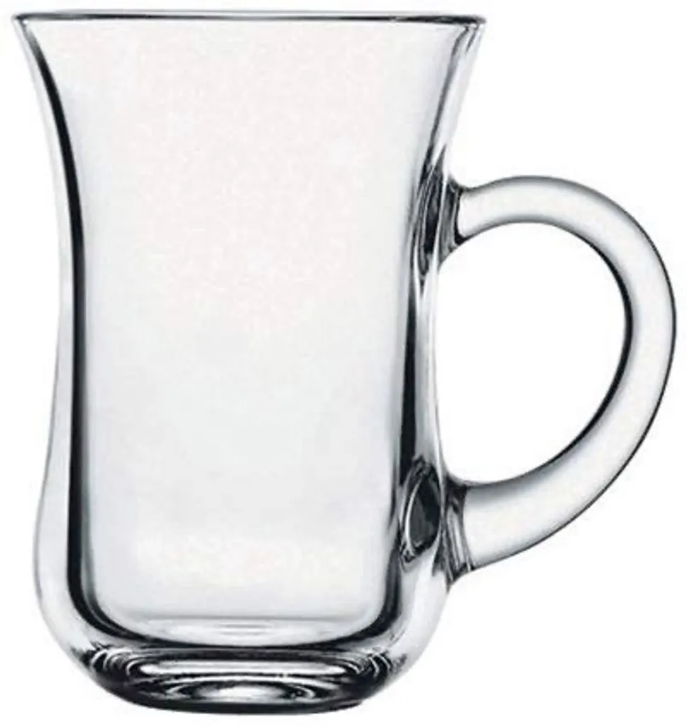 Pasabahce 55411 Keyif Türkische Teegläser Mit Henkel, 145ml, Glas, Transparent, 6 Stück 3 Pasabahce 55411 Keyif Türkische Teegläser Mit Henkel, 145ml, Glas, Transparent, 6 Stück