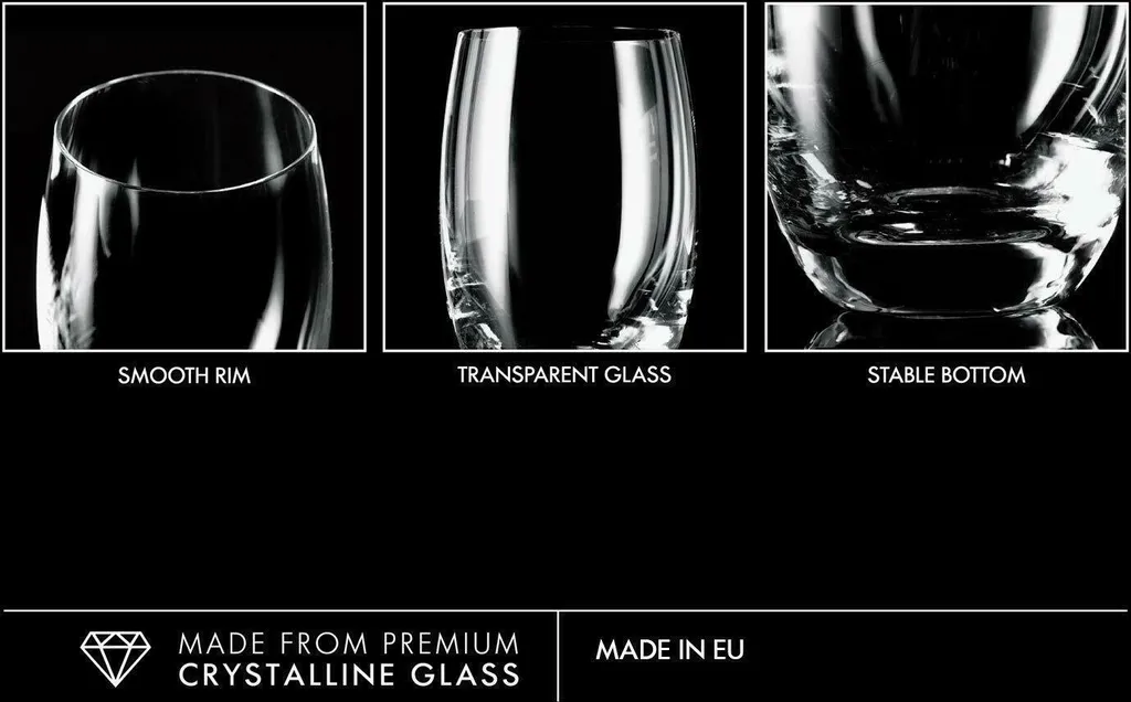 Krosno Elite Highball Glas Longdrink 360ml 6er 9 Krosno Elite Highball Glas Longdrink 360ml 6er – Bild 7