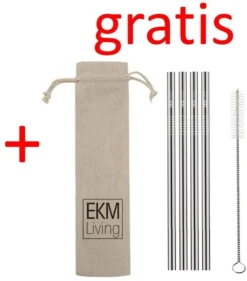 Mepal 2er Set Kühlschrankdose Omnia Frühstück 1,2L - Nordic Green 106418092400 + Gratis 4er Set EKM Living Edelstahl Trinkhalme -Kuechengeschirr 8e39e7a9f219c39c7742b5d0e42684d5