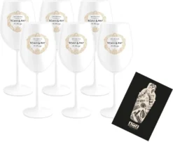 Scavi & Ray Gläser-Set - 6x Weingläser / Ballongläser In Weiß